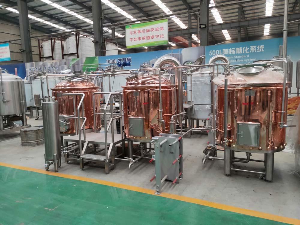5HL Copper brewhouse